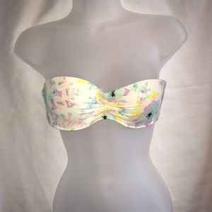 Victorias Secret Bikini 34a Floral Strapless